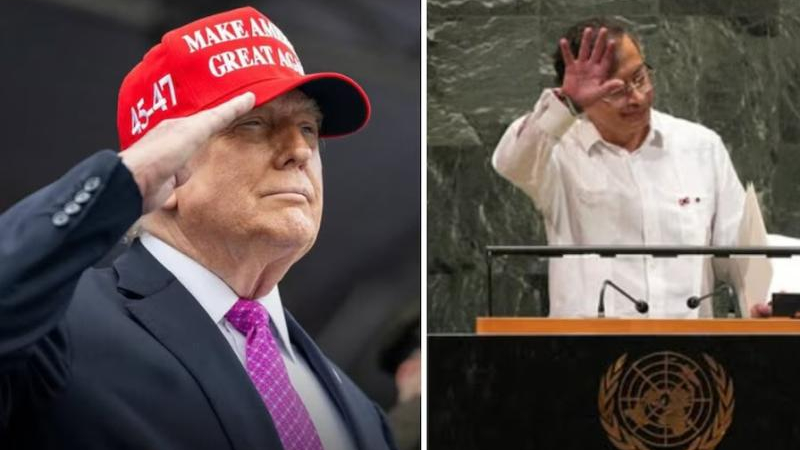Trump acusó a Petro de ser "un líder del narcotráfico"