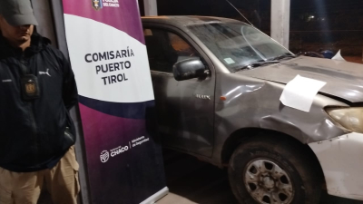 Secuestran en Fontana una camioneta vinculada a un intento de robo en Puerto Tirol