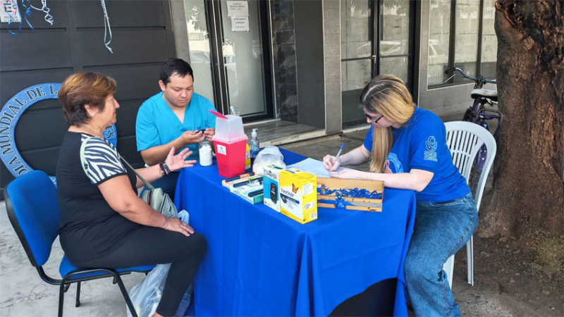 Se llevaron a cabo actividades por el Día Mundial de la Diabetes