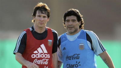 Messi recordó a "Diego" en el quinto aniversario de su partida