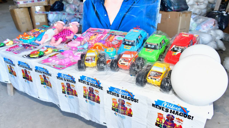 Preparan nueva entrega de juguetes