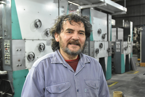 Se jubiló José Sosa, jefe de máquinas de la planta impresora de NORTE.
