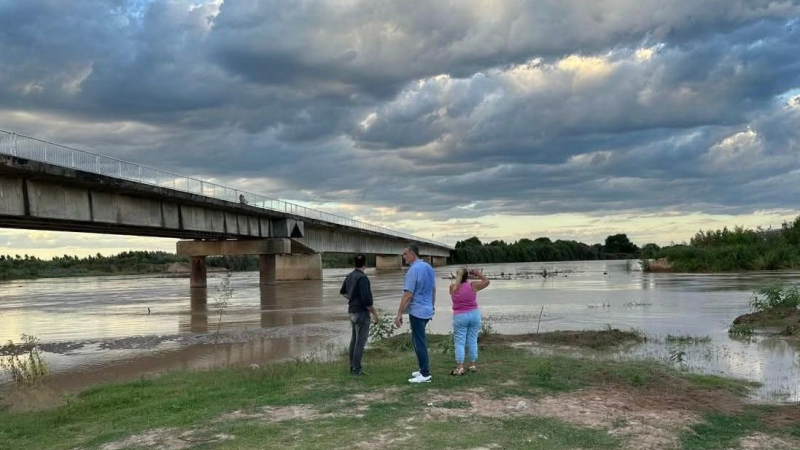El río Bermejo se mantiene estable y sin riesgo de crecidas