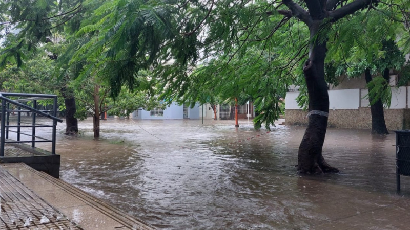 Las precipitaciones exigieron al máximo al sistema de desagües