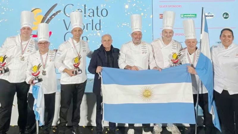 Mundial del Helado: las creaciones argentinas que conquistaron al jurado