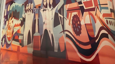 Un mural recuperado de Sánchez Kelly devuelve sentido a una obra clave