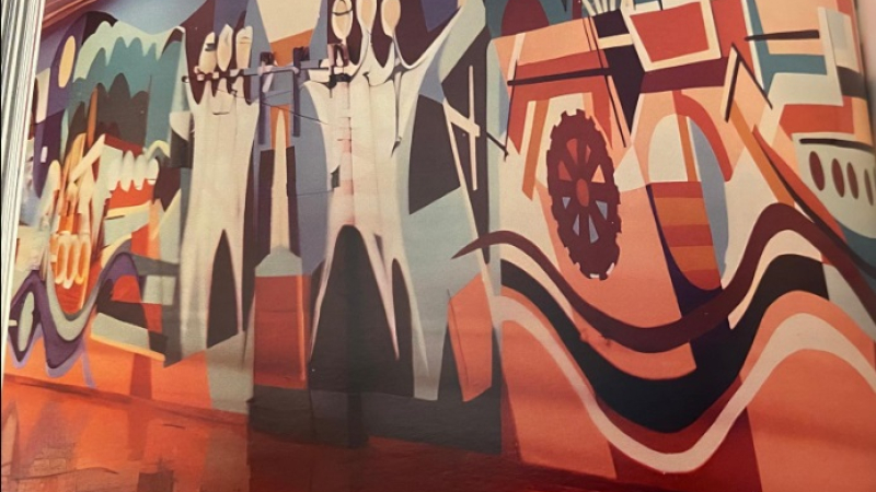 Un mural recuperado de Sánchez Kelly devuelve sentido a una obra clave