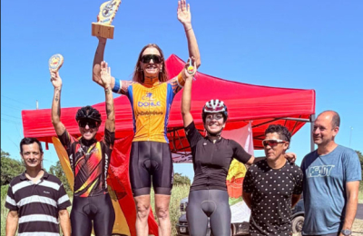 Mónica Yaczuk, campeona en ciclismo de ruta