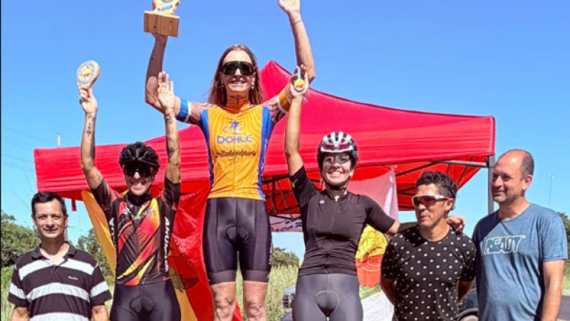 Mónica Yaczuk, campeona en ciclismo de ruta