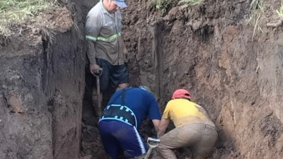 Sameep reparó un caño del segundo acueducto y normalizó el servicio en Napenay