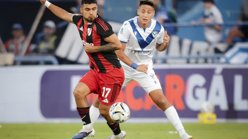 River y otro golpe en el Apertura: cayó por la mínima ante Vélez