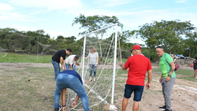 Donde funcionaba una chanchería ahora hay una canchita de fútbol
