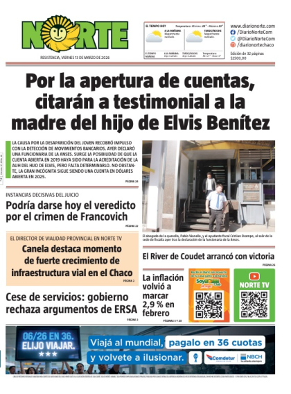 Edición del 13-03-2026