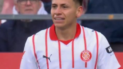 El Diablito Echeverri y su primer gol para el Girona FC