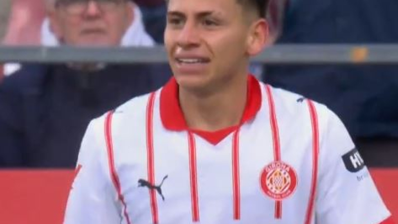 El Diablito Echeverri y su primer gol para el Girona FC