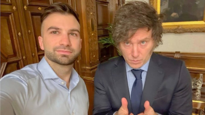 Detectan que Milei cruzó mensajes y llamadas con Novelli minutos antes y después del lanzamiento