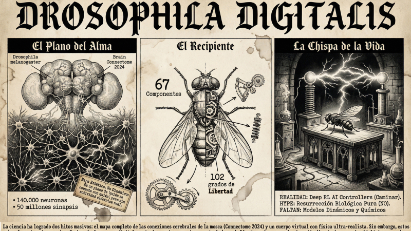 El conectoma de la mosca de la fruta
