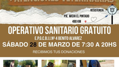 Piden colaboración para financiar jornada sanitaria en el corazón de El Impenetrable