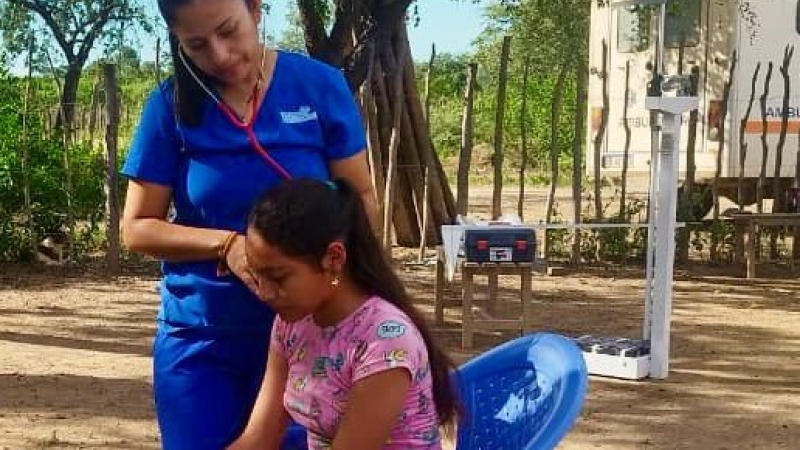 Atención integral en las comunidades de la zona