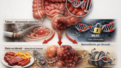 Cómo el tabaco, la dieta y los pesticidas reescriben la memoria celular del colon