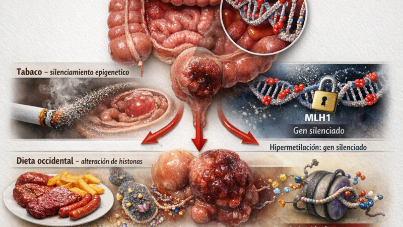 Cómo el tabaco, la dieta y los pesticidas reescriben la memoria celular del colon