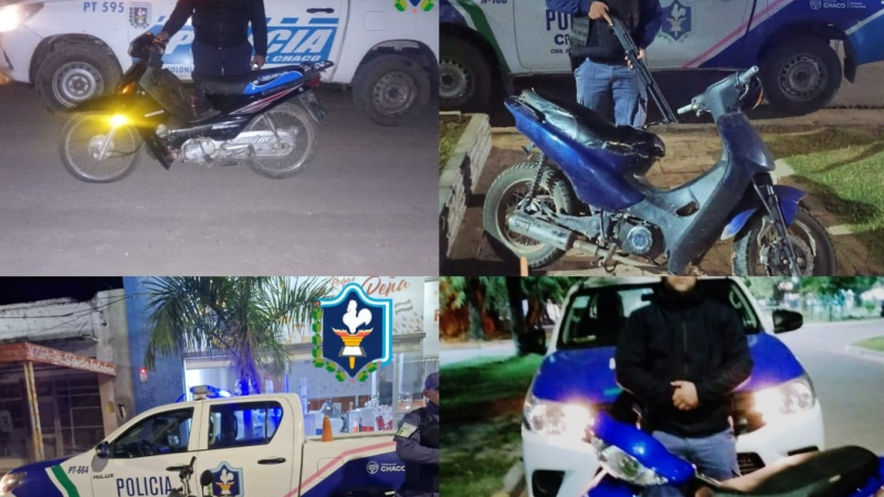 Amplio despliegue policial: más de 900 personas identificadas y 93 motos secuestradas