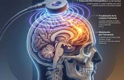 Cómo la Estimulación Magnética Transcraneal "repara" el cerebro