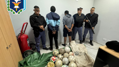 Recuperaron pelotas y elementos robados de un club infantil de Castelli: hay dos detenidos
