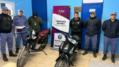Persecución, motos a toda velocidad y arma oculta: tres jóvenes detenidos