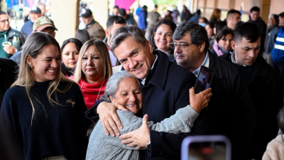 El gobernador acompañó el último día de atención del Tren 25 de Mayo en General Pinedo