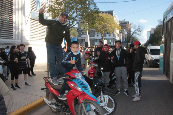 Festejo albiceleste en Resistencia