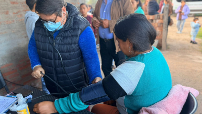 Prestaciones gratuitas de salud en Palo Santo