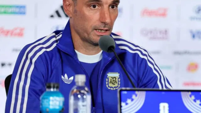 Scaloni definió la formación de Argentina ante Cabo Verde