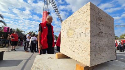 El mármol empieza a hablar en la primera jornada de la Bienal del Chaco 2026