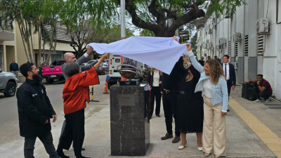 El STJ acompañó la inaguración de la obra Origen de Kike Yorg