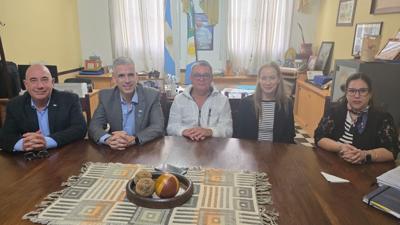 Municipio de Villa Ángela y autoridades del Rotary Club ratificaron trabajo en conjunto