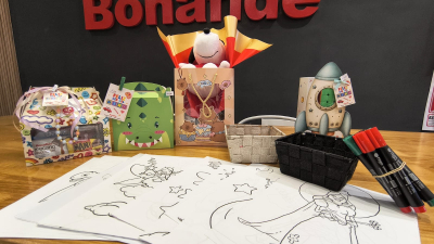 Bonafide prepara una jornada de juegos, dibujos y chocolates para los niños