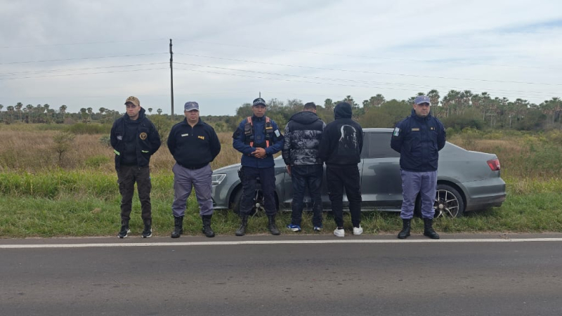 Cuatro detenidos dejó la cinematográfica persecución por rutas en el Chaco