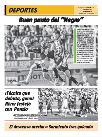 Buen punto del “Negro”