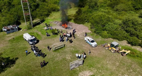 Piden hasta 15 años de prisión para los policías acusados de robar drogas durante un operativo de quema