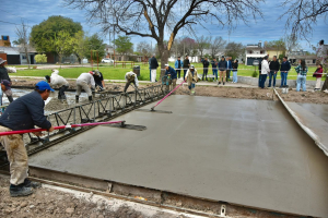 Villa Elisa se transforma con más calles pavimentadas