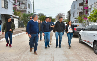 Nueva Resistencia, otro barrio en el que avanza el pavimento