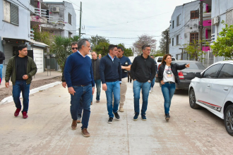 Nueva Resistencia, otro barrio en el que avanza el pavimento