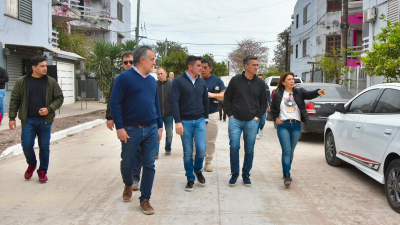 Nueva Resistencia, otro barrio en el que avanza el pavimento