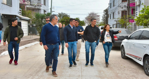 Nueva Resistencia, otro barrio en el que avanza el pavimento