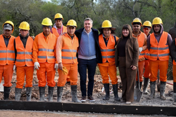 Avanza la pavimentación de la ruta 48 que se terminaría en noviembre