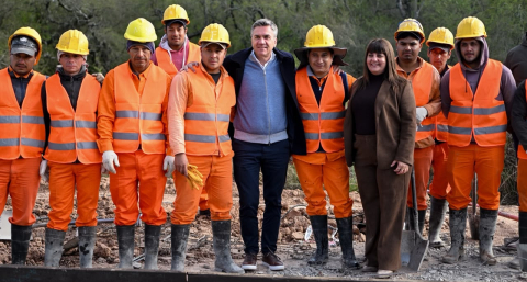 Avanza la pavimentación de la ruta 48 que se terminaría en noviembre