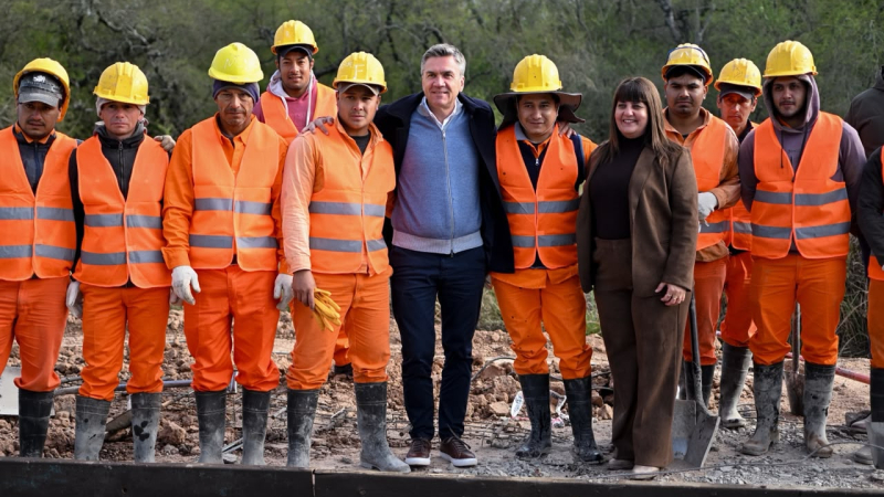Avanza la pavimentación de la ruta 48 que se terminaría en noviembre
