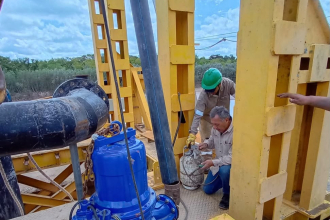 Sameep reparó la toma del Bermejo y se normaliza la provisión de agua en siete localidades del Chaco