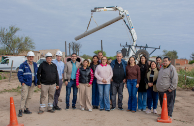 Luz para 400 familias en Pampa del Infierno